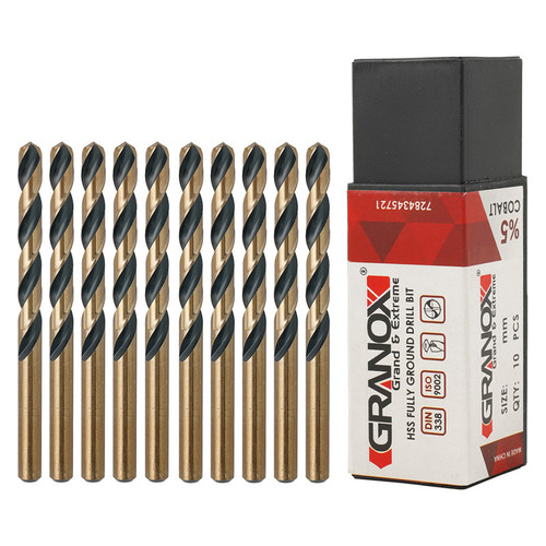 مته کبالت گرانوکس مدل GRX-6014 سایز 7میلیمتر مجموعه 10 عددی